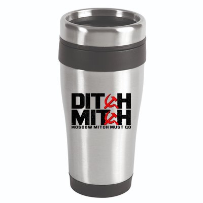 Ditch Mitch Moscow Mitch Must Go 16oz Travel Tumbler