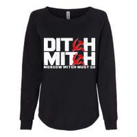 Ditch Mitch Moscow Mitch Must Go Womens California Wash Sweatshirt