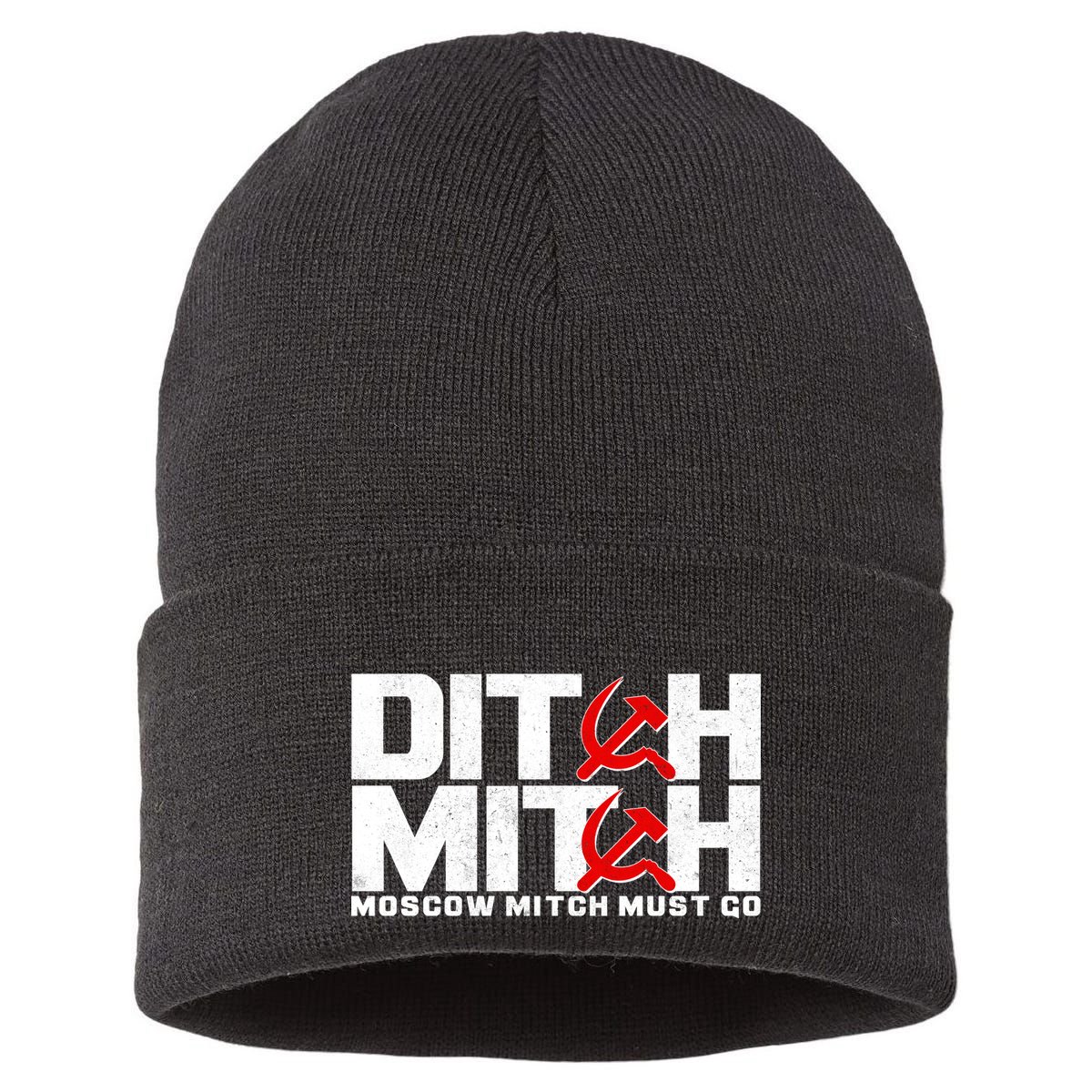 Ditch Mitch Moscow Mitch Must Go Sustainable Knit Beanie