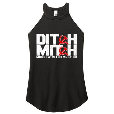 Ditch Mitch Moscow Mitch Must Go Women’s Perfect Tri Rocker Tank