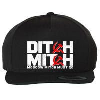 Ditch Mitch Moscow Mitch Must Go Wool Snapback Cap