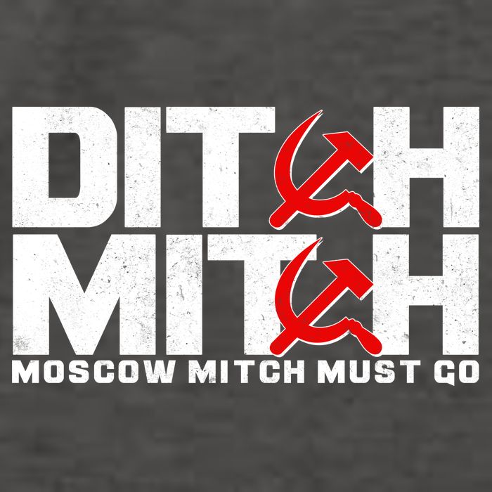 Ditch Mitch Moscow Mitch Must Go Vector Backpack