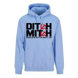 Ditch Mitch Moscow Mitch Must Go Unisex Surf Hoodie