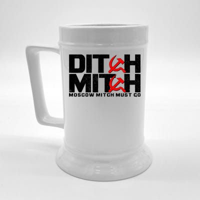 Ditch Mitch Moscow Mitch Must Go Beer Stein