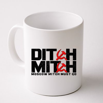 Ditch Mitch Moscow Mitch Must Go Coffee Mug