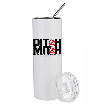 Ditch Mitch Moscow Mitch Must Go Stainless Steel Tumbler