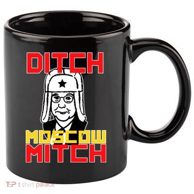 Ditch Moscow Mitch Funny Traitor 11oz C Handle Ceramic Mug