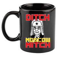 Ditch Moscow Mitch Funny Traitor 11oz C Handle Ceramic Mug