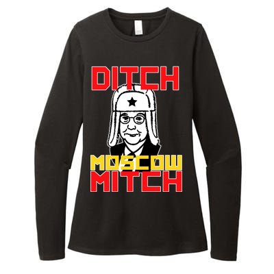 Ditch Moscow Mitch Funny Traitor Womens CVC Long Sleeve Shirt