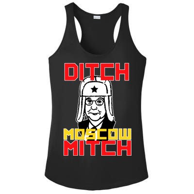 Ditch Moscow Mitch Funny Traitor Ladies PosiCharge Competitor Racerback Tank