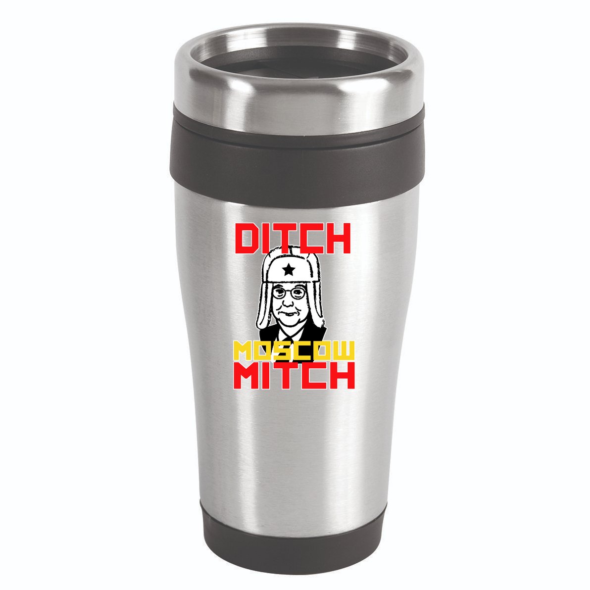 Ditch Moscow Mitch Funny Traitor 16oz Travel Tumbler