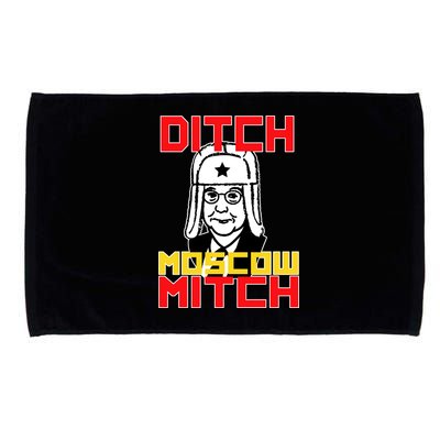 Ditch Moscow Mitch Funny Traitor Microfiber Hand Towel