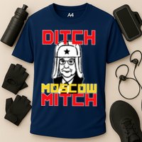 Ditch Moscow Mitch Funny Traitor Cooling Performance Crew T-Shirt