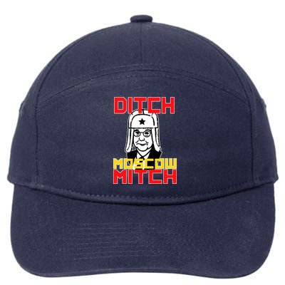 Ditch Moscow Mitch Funny Traitor 7-Panel Snapback Hat