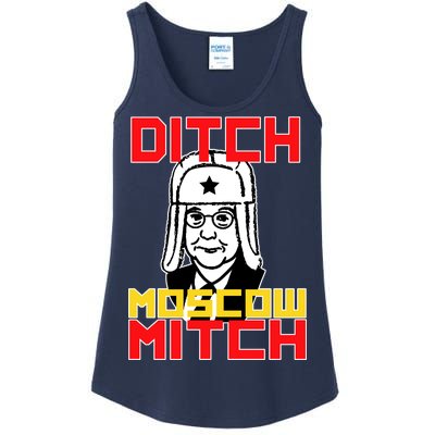 Ditch Moscow Mitch Funny Traitor Ladies Essential Tank