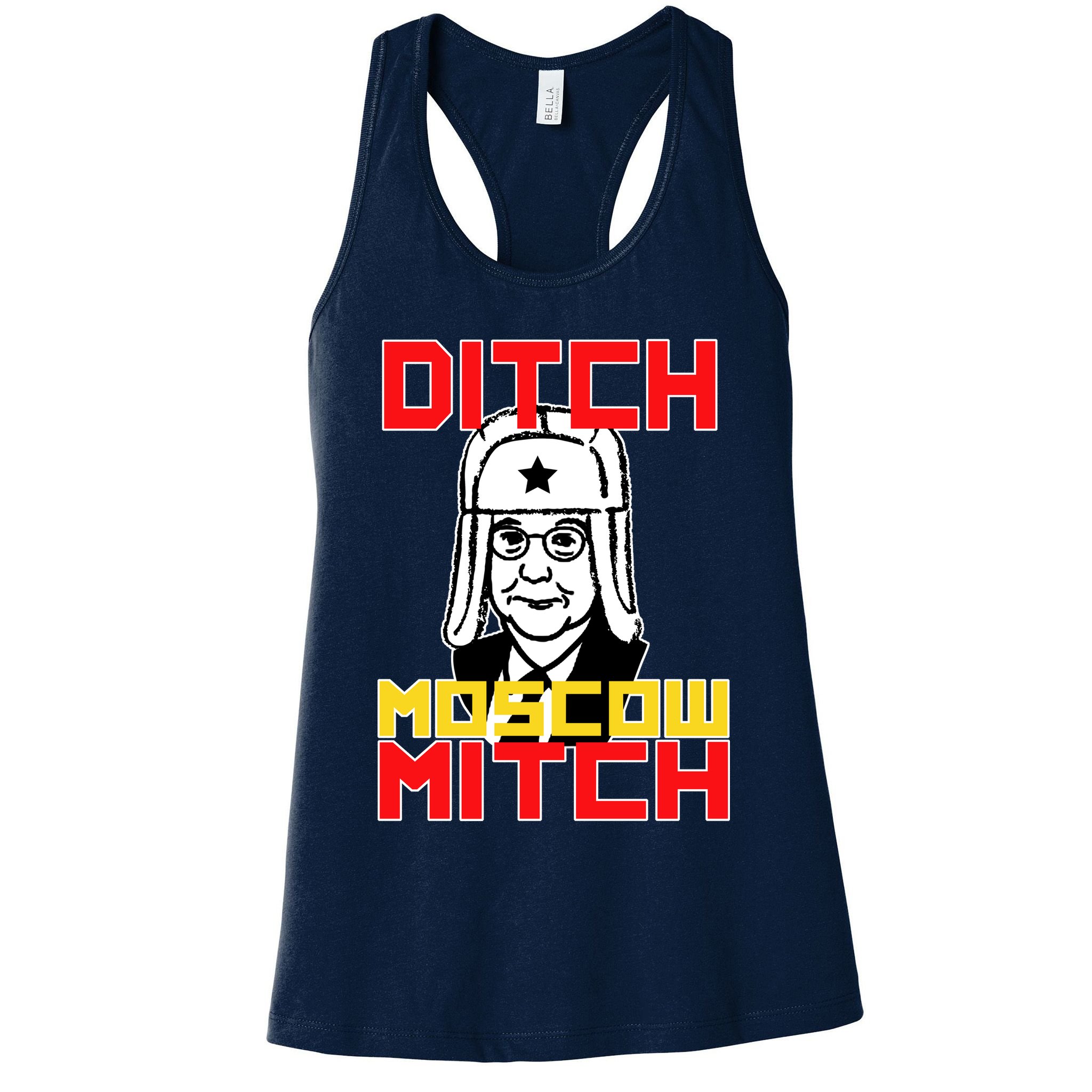 Ditch Moscow Mitch Funny Traitor Womens Tank Top