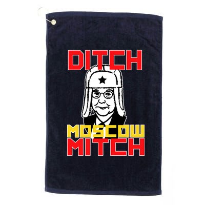 Ditch Moscow Mitch Funny Traitor Platinum Collection Golf Towel