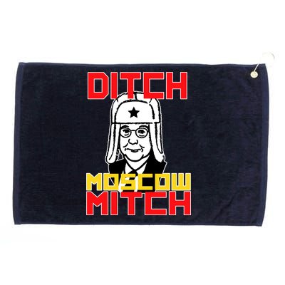 Ditch Moscow Mitch Funny Traitor Grommeted Golf Towel