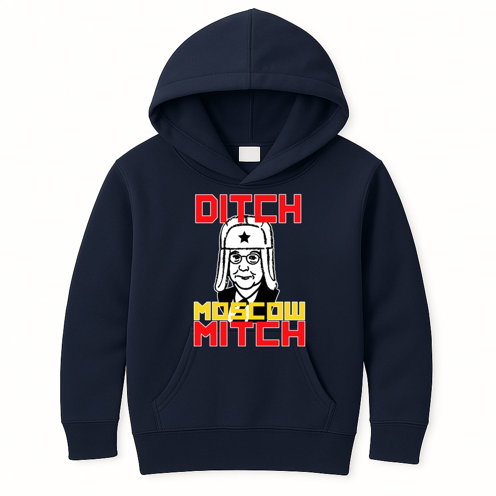 Ditch Moscow Mitch Funny Traitor Kids Hoodie