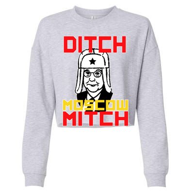 Ditch Moscow Mitch Funny Traitor Cropped Pullover Crew