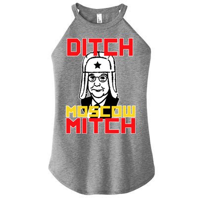 Ditch Moscow Mitch Funny Traitor Women's Perfect Tri Rocker Tank