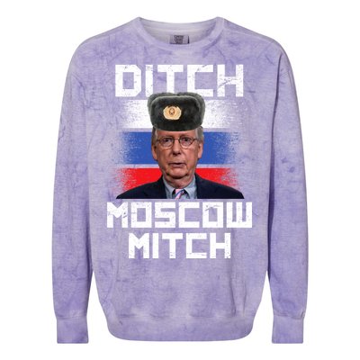 Ditch Moscow Mitch McConnell Colorblast Crewneck Sweatshirt