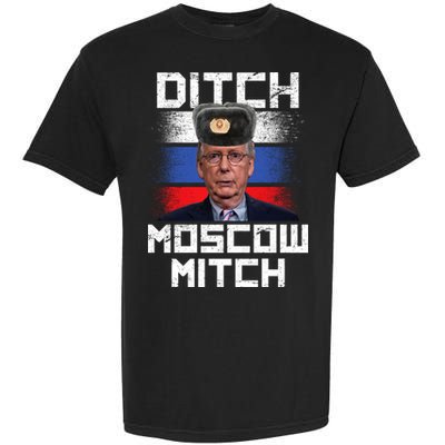 Ditch Moscow Mitch McConnell Garment-Dyed Heavyweight T-Shirt