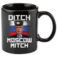 Ditch Moscow Mitch McConnell 11oz C Handle Ceramic Mug