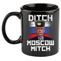 Ditch Moscow Mitch McConnell 11oz C Handle Ceramic Mug