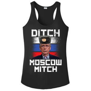 Ditch Moscow Mitch McConnell Ladies PosiCharge Competitor Racerback Tank