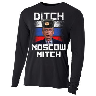 Ditch Moscow Mitch McConnell Cooling Performance Long Sleeve Crew