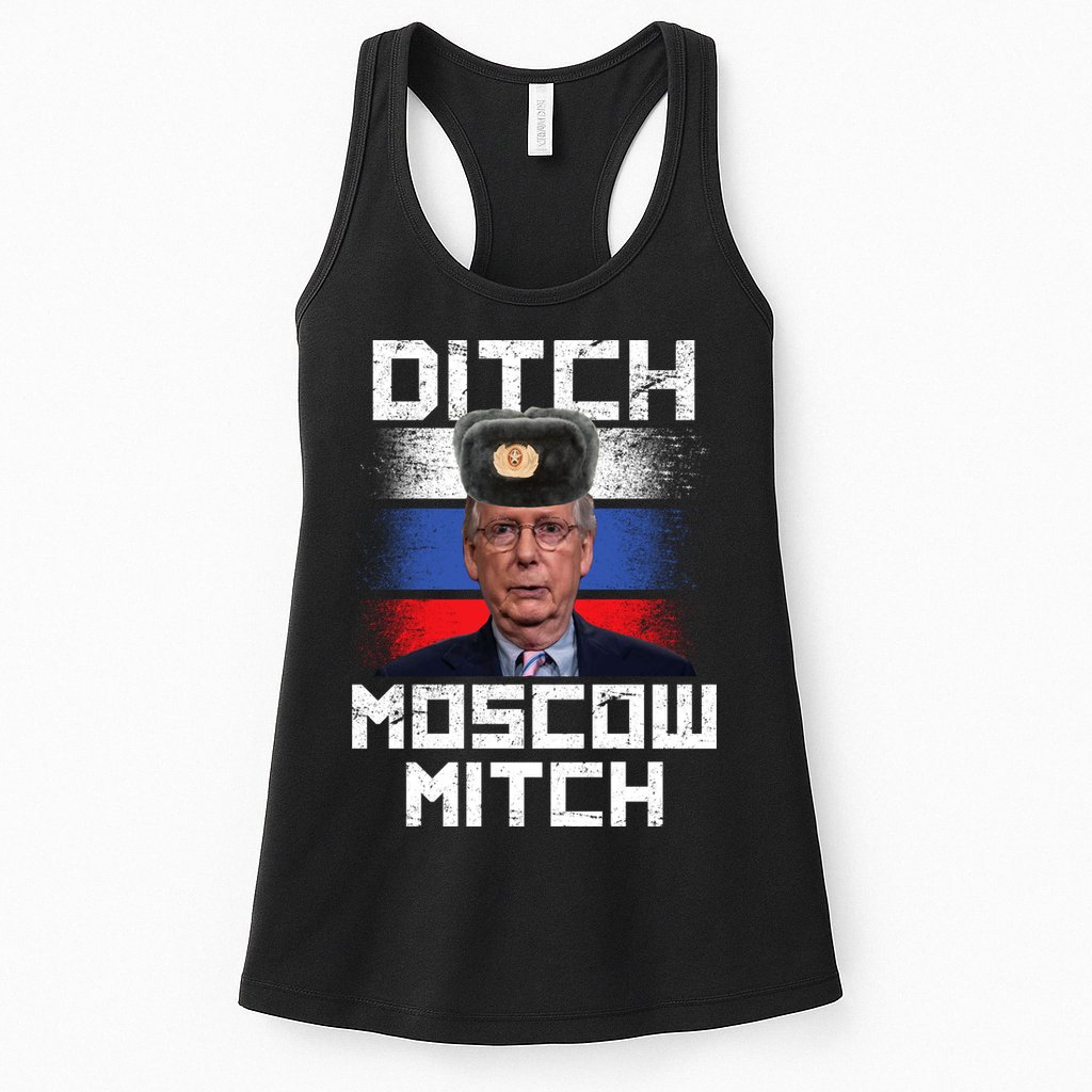 Ditch Moscow Mitch McConnell Womens Tank Top