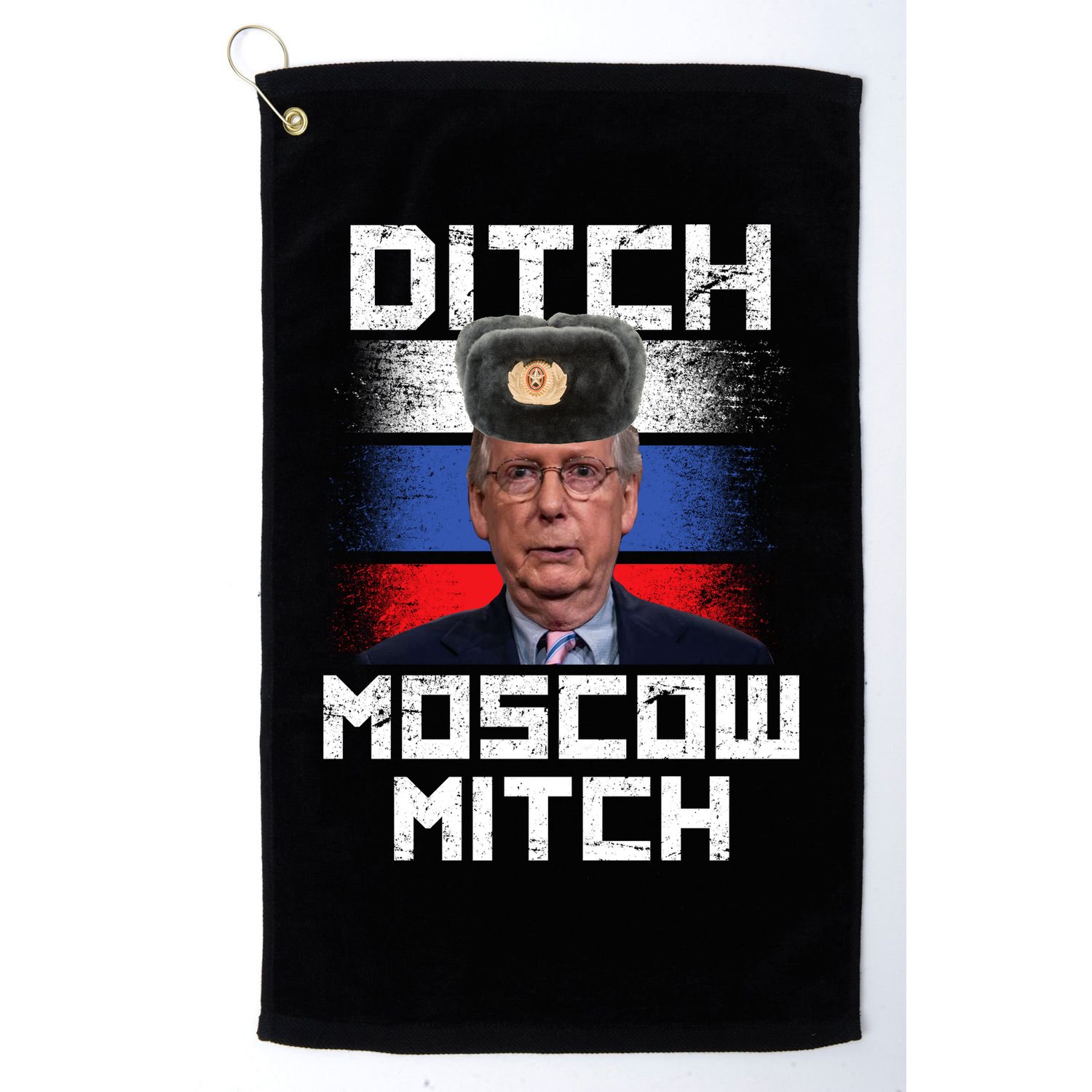 Ditch Moscow Mitch McConnell Golf Towel