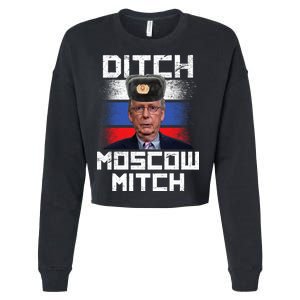 Ditch Moscow Mitch McConnell Cropped Pullover Crew