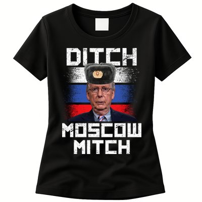 Ditch Moscow Mitch McConnell Womens T-Shirt