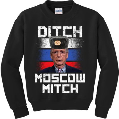 Ditch Moscow Mitch McConnell Kids Sweatshirt