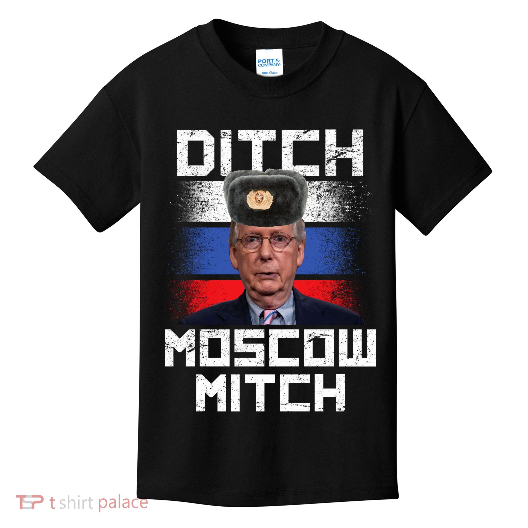 Ditch Moscow Mitch McConnell Kids T-Shirt