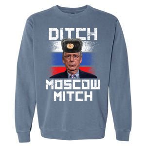 Ditch Moscow Mitch McConnell Garment-Dyed Sweatshirt