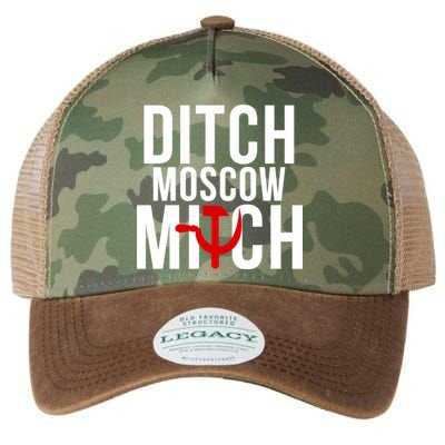 Ditch Moscow Mitch Traitor Legacy Tie Dye Trucker Hat