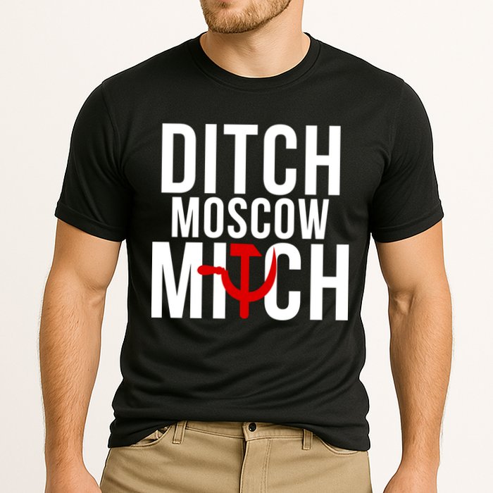 Ditch Moscow Mitch Traitor Cooling Performance Crew T-Shirt