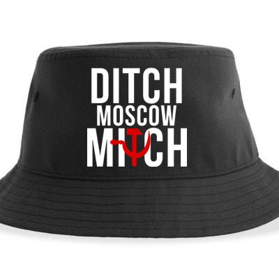 Ditch Moscow Mitch Traitor Sustainable Bucket Hat