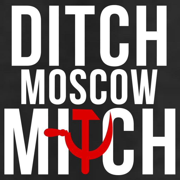 Ditch Moscow Mitch Traitor Adult Drive Performance Visor