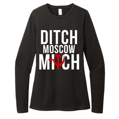 Ditch Moscow Mitch Traitor Womens CVC Long Sleeve Shirt