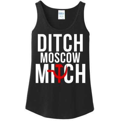 Ditch Moscow Mitch Traitor Ladies Essential Tank