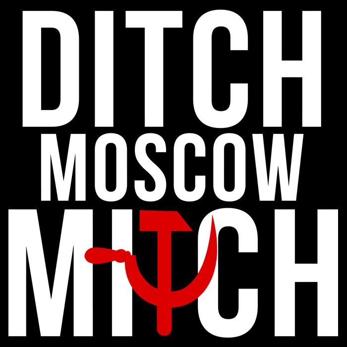 Ditch Moscow Mitch Traitor Flatbill Hat