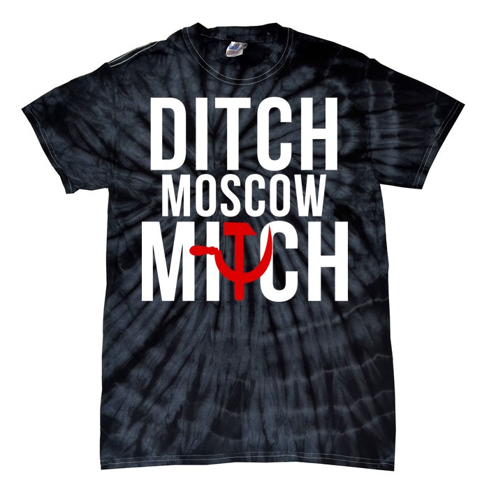 Ditch Moscow Mitch Traitor Tie-Dye T-Shirt