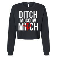 Ditch Moscow Mitch Traitor Cropped Pullover Crew