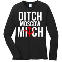 Ditch Moscow Mitch Traitor Ladies Long Sleeve Shirt