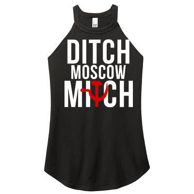 Ditch Moscow Mitch Traitor Women's Perfect Tri Rocker Tank