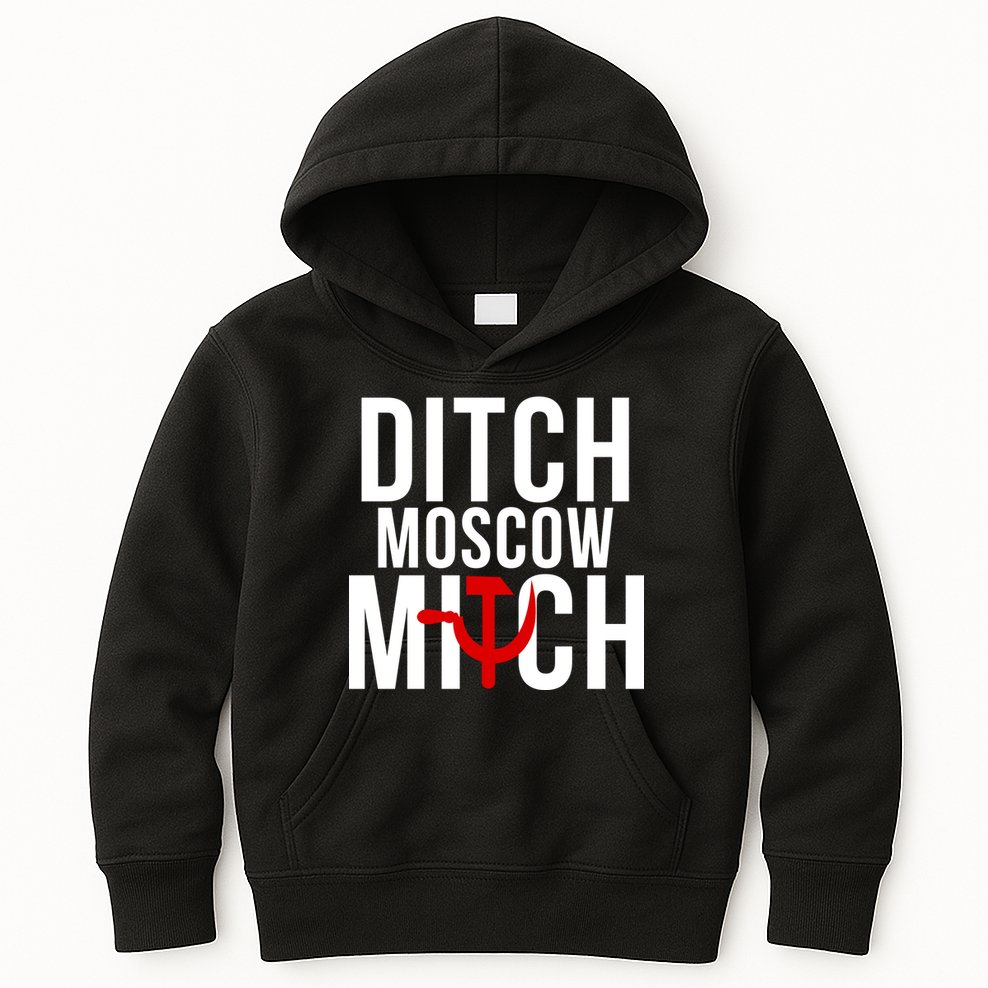 Ditch Moscow Mitch Traitor Kids Hoodie